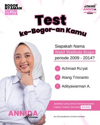 Annida Allivia Calon Wakil Walikota Bogor 2024